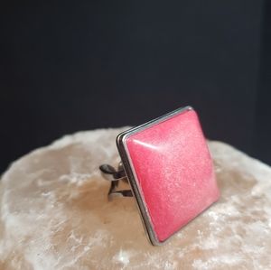 Flamingo Pink Statement Ring!
